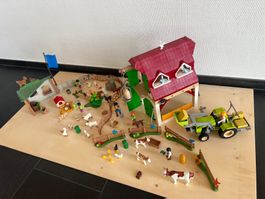 Playmobil Bauernhof mehrere Sets kombiniert