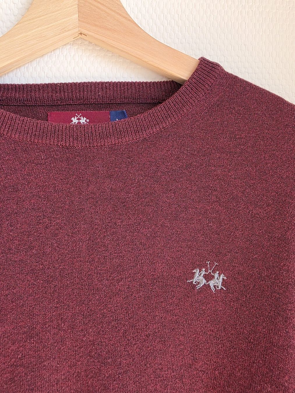 La Martina Maglioni & Felpe: La Martina Pullover L Bordeaux Ellbogenpatches – Nuovo (secondo la descrizione) da Zürich venduto da LIMAR 6