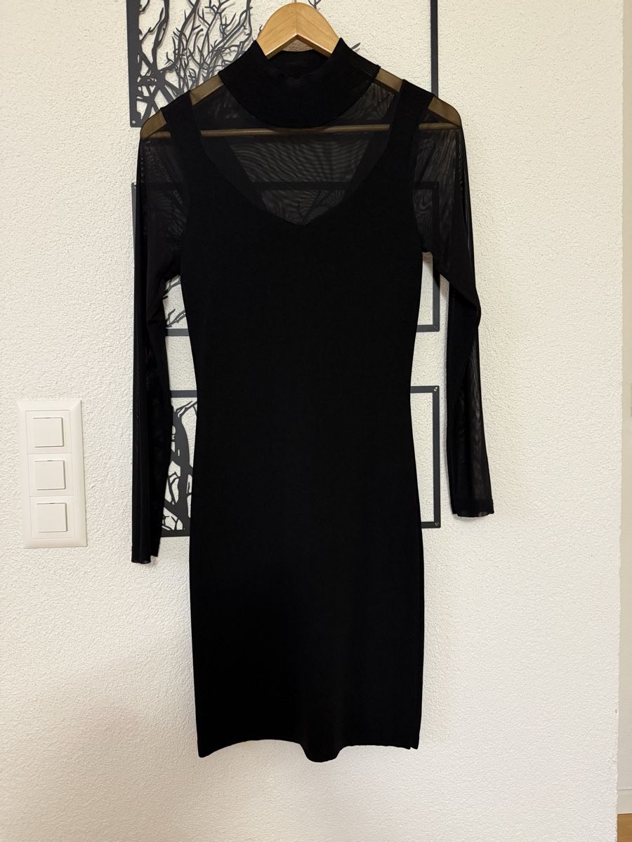 Vestiti: Schwarzes Kleid mit Mesh-Details, Grösse S – Usato da Neerach venduto da Meli_sara