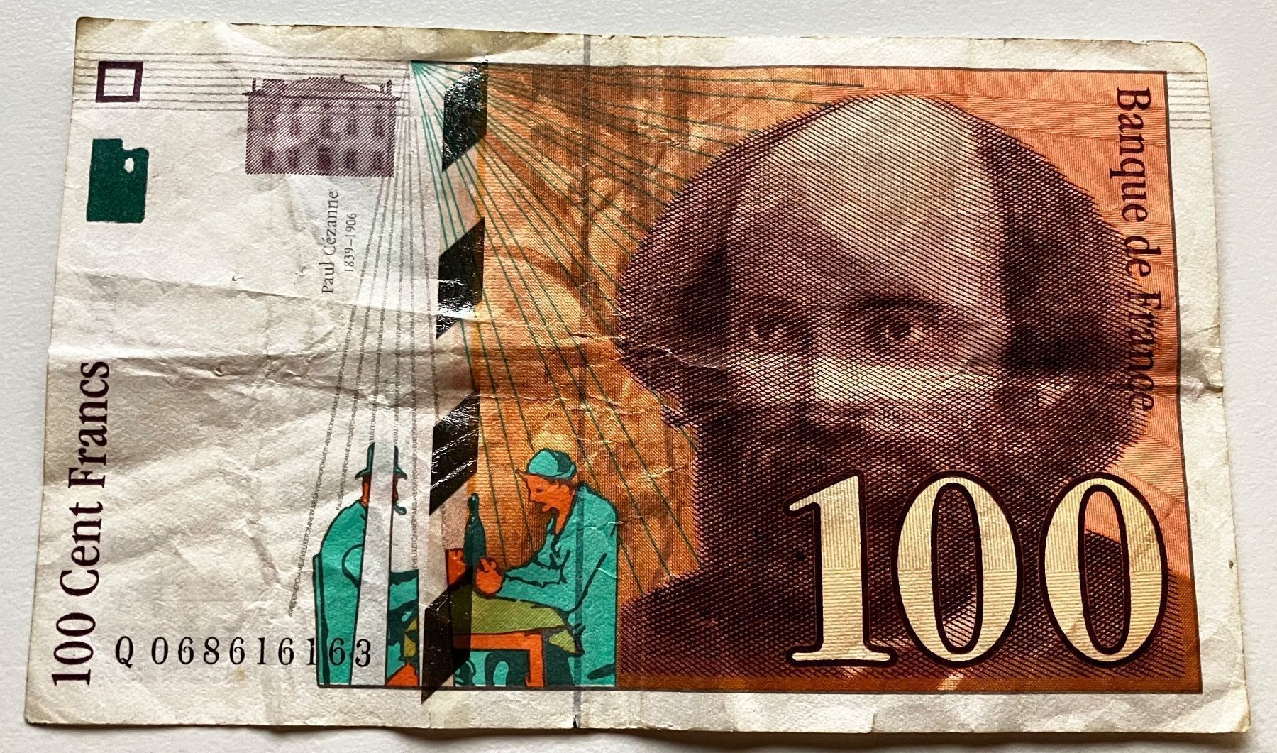 Banconote: Frankreich 100 Francs 1998 – Usato da Algetshausen venduto da Carrhard