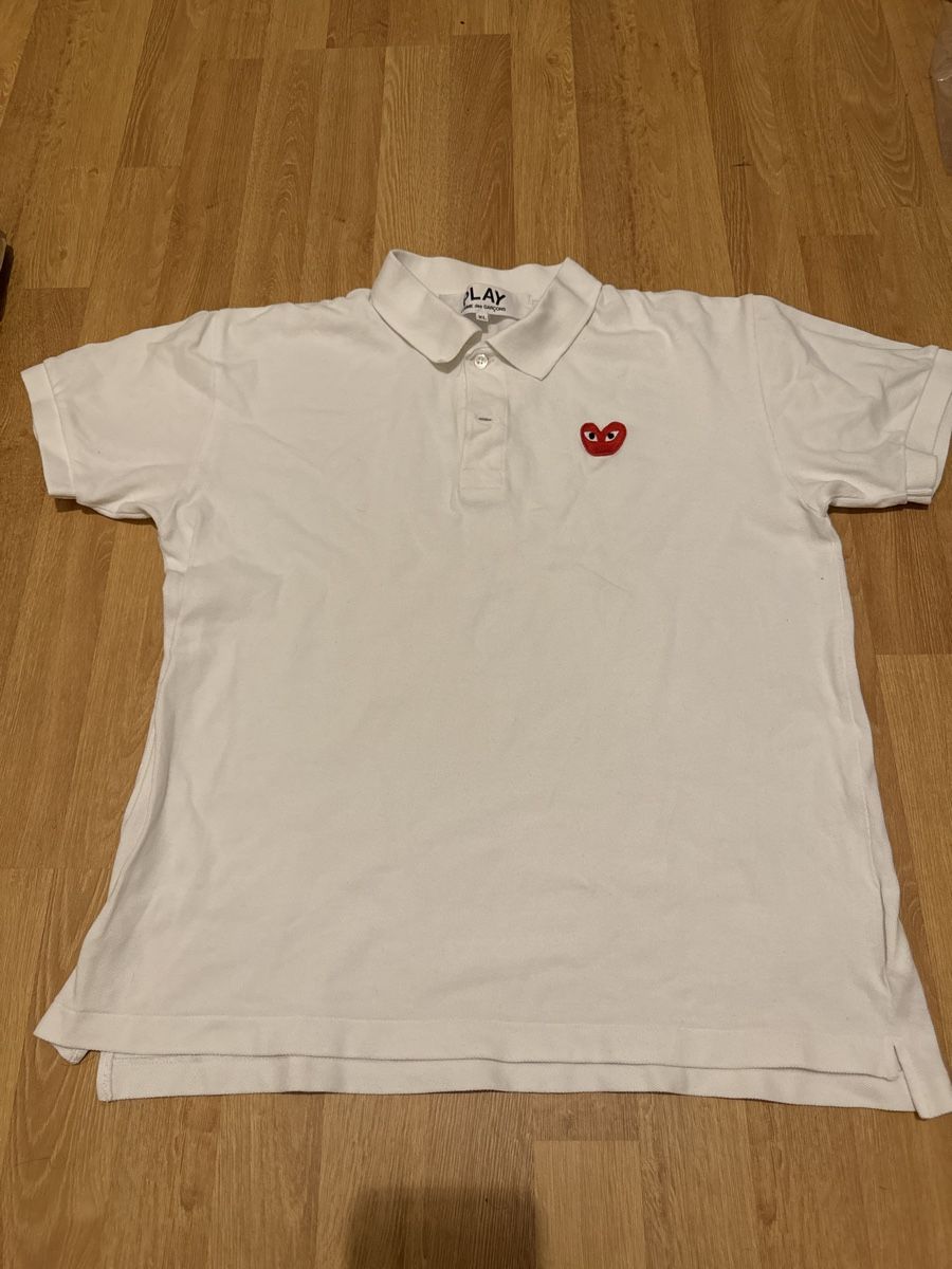Polo-Shirts: Comme Des Garcons Play Polo Shirt White – Gebraucht aus Zürich von zoh_26cj