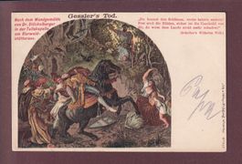 TELLSKAPELLE - Gessler's Tod - 1900 Litho Schlumpf
