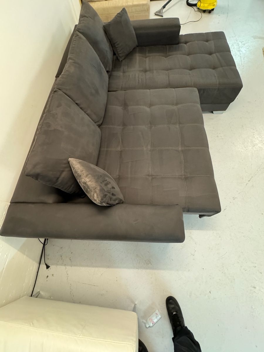 Divani: Ecksofa Braun mit Elektrische Bettfunktion – Usato da Fehraltorf venduto da Sofalab.swiss 8