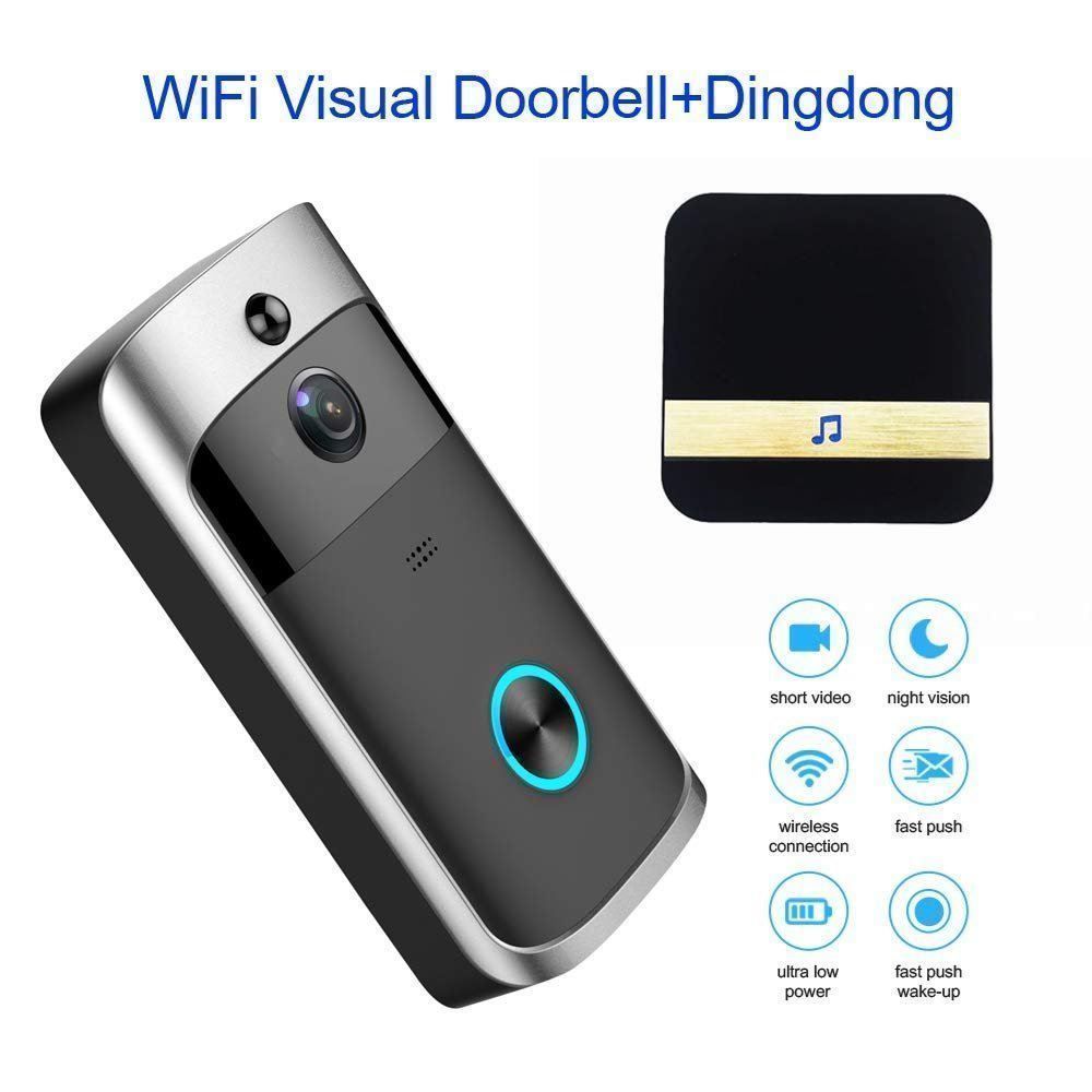 Camcorder: Sonnette caméra WiFi avec dingtong Access à distance infraro – Neu und originalverpackt aus Morges von DA-mobile