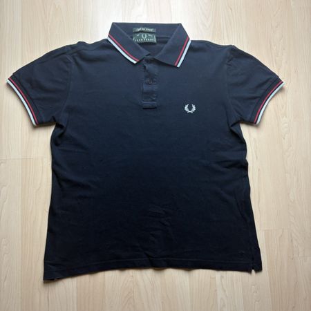 Fred Perry Poloshirt Navy/Weiss(Xs)|Vintage|Y2K