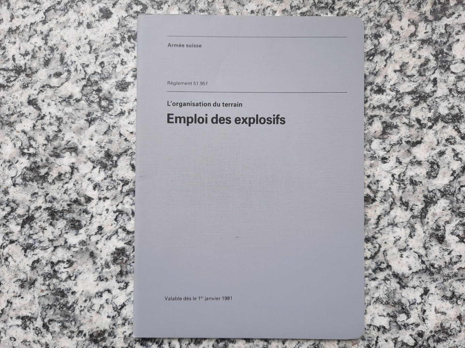 Libri: Emploi des explosifs – Usato da Ruswil venduto da Sammlergeist
