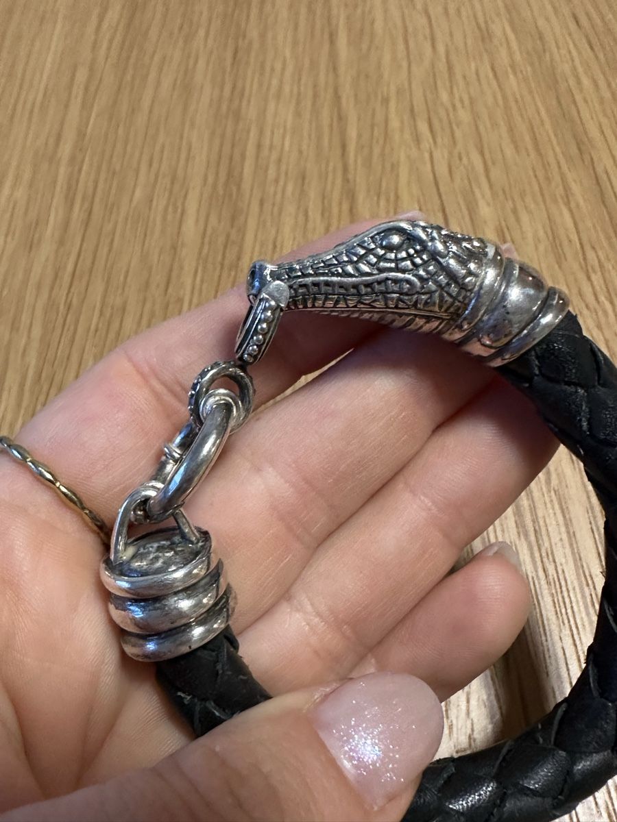 Bracciali & Braccialetti: Lederarmband mit Silber Details – Usato da Zürich venduto da garageseller 1