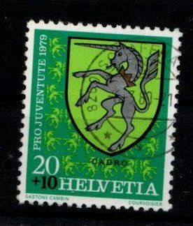 Tutti i francobolli: 1979 - PJ / Gemeindewappen - Cadro TI – Usato da Schaffhausen venduto da poststamp