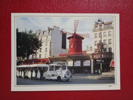 AK Paris Moulin Rouge mit der Montmartre Bahn