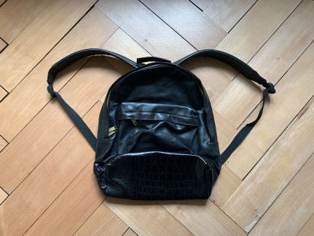 MI-PAC - Leder Rucksack schwarz