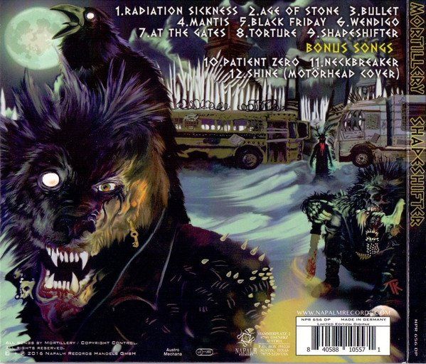 CD: CD/ MORTILLERY : SHAPESHIFTER (2016) THRASH METAL - CANADA – Nuovo e nell'imballaggio originale da Geuensee venduto da Dougenegger 1