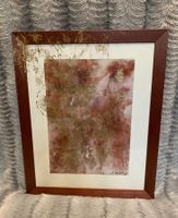 Modernes Bild auf Papier gemalt signiert