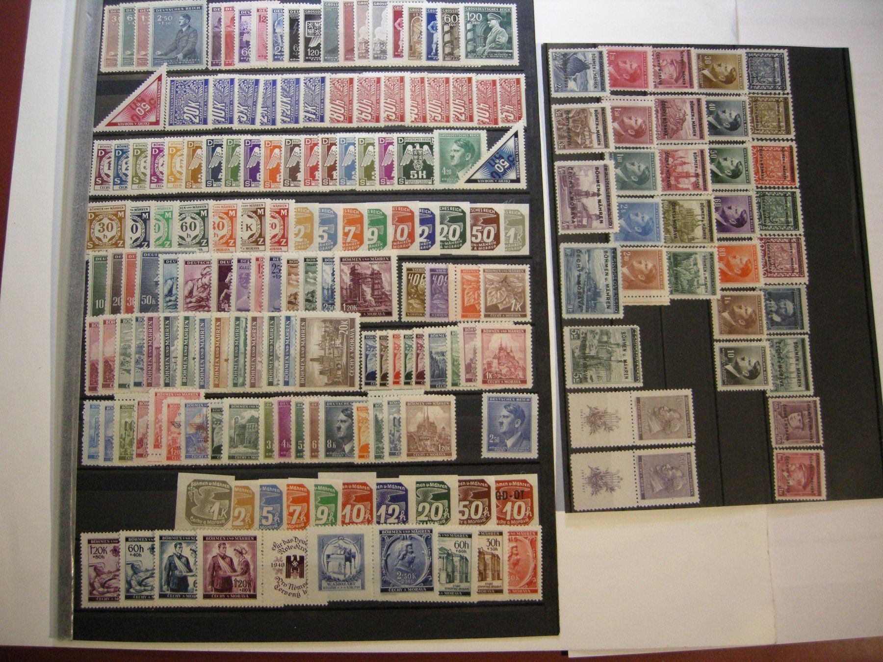 Tutti i francobolli: LOT BÖHMEN UND MÄHREN, POSTFRISCH**,  181 WERTE – Usato da Rüti ZH venduto da jupi1945