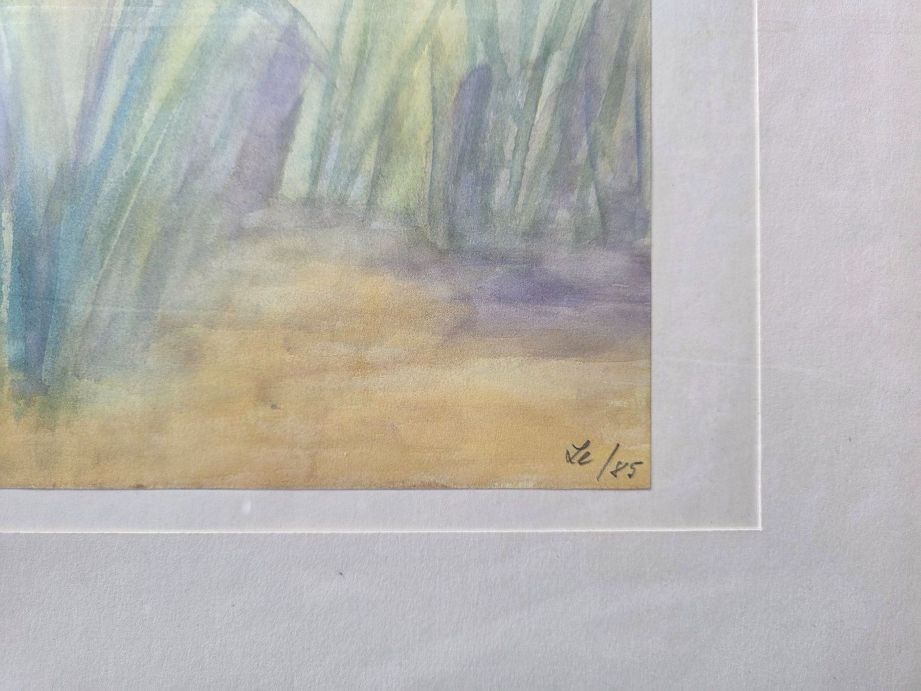 Dipinti: Gemälde Bild Iris Blumen im Licht 1985 – Usato da Walterswil BE venduto da Lonitti 5