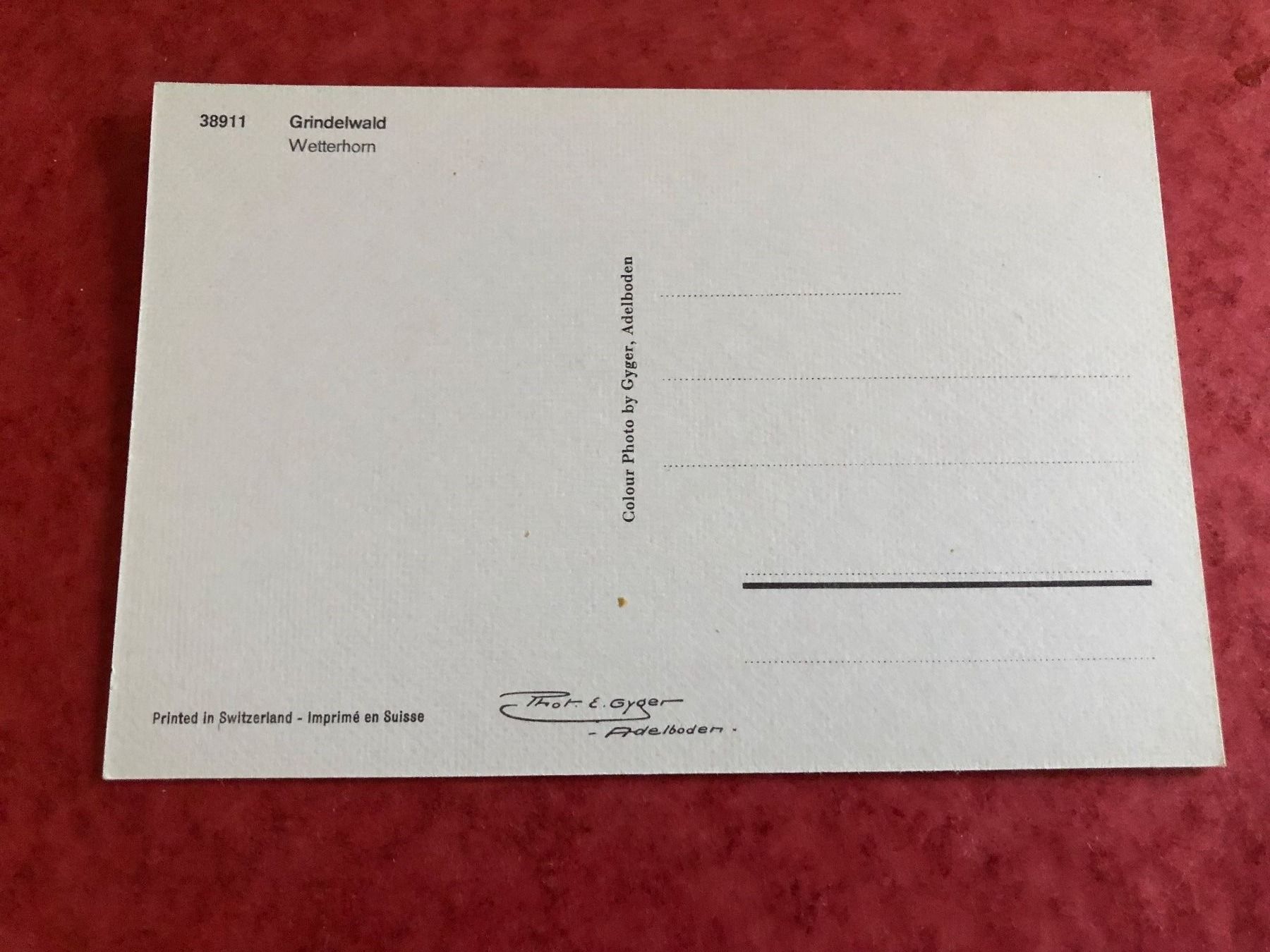 Cartes postales: Grindelwald Bern altes Auto – D'occasion à Küttigen par Melisch1000 1