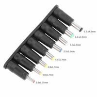 Set 8 Stk.  Laptop Notebook Netzteil Adapter AC DC Stecker