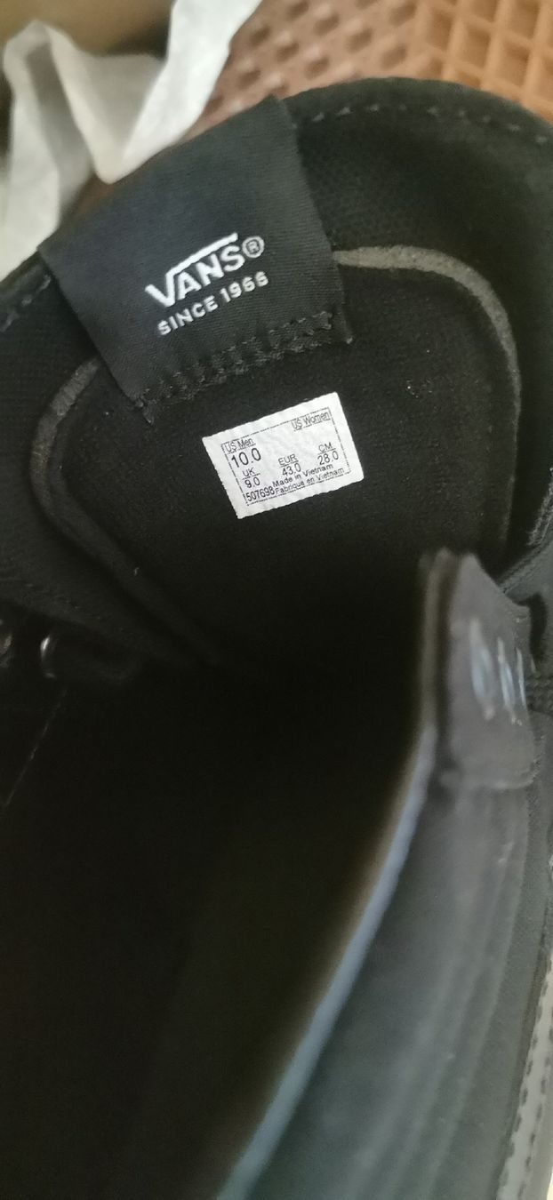 Vans Scarpe da uomo: Vans Black. Taille 43 – Nuovo e nell'imballaggio originale da Genève venduto da vins50 1