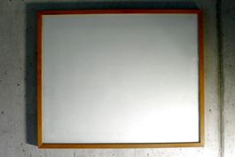 Vintage MASSIVHOLZ - BILDERRAHMEN mit Echtglas von Geiser