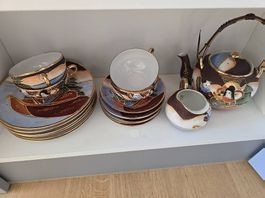 Asiatisches Teeset / Tischset
