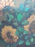 Sonnenblumen Ölgemälde E. Fuchs