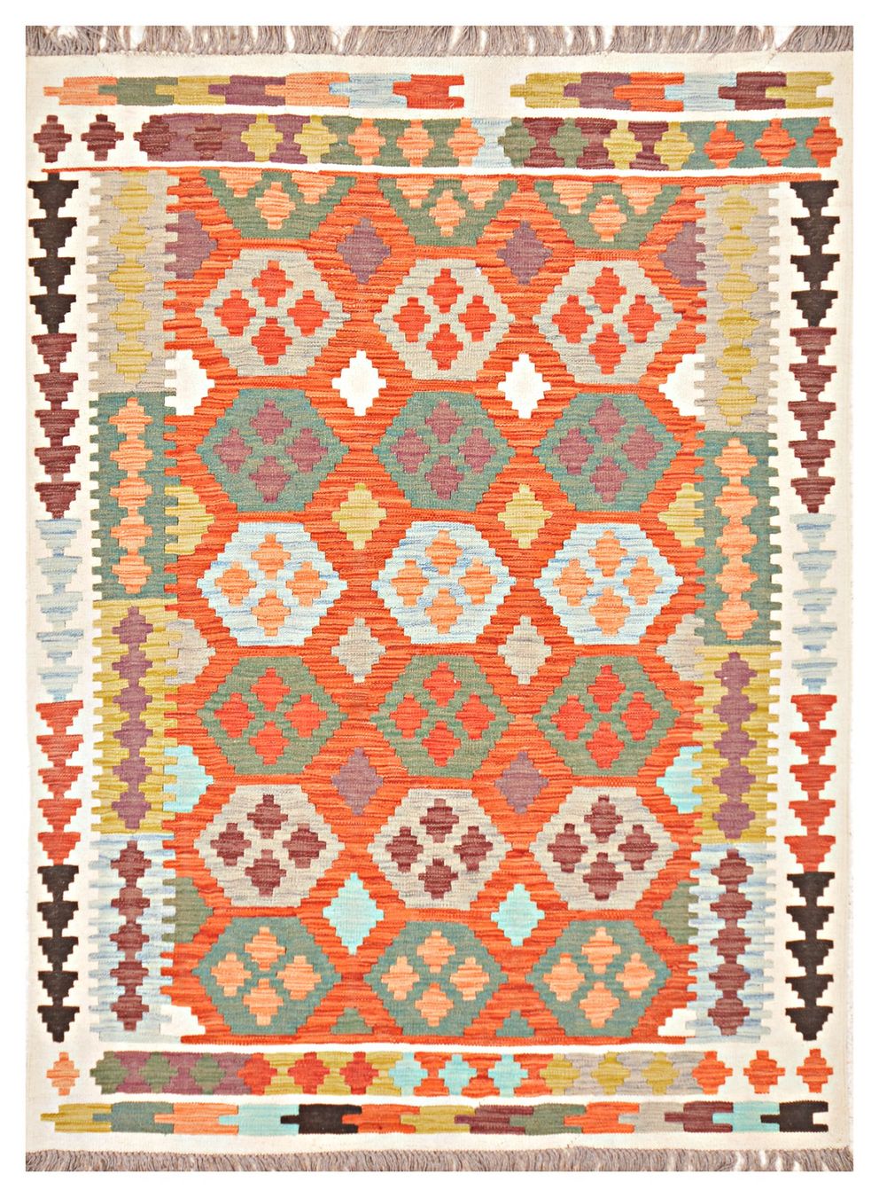 Kelim Tappeti: Oriente Kelim Teppich 150x200 Cm – Nuovo e nell'imballaggio originale da Lahore venduto da Fairways79 3