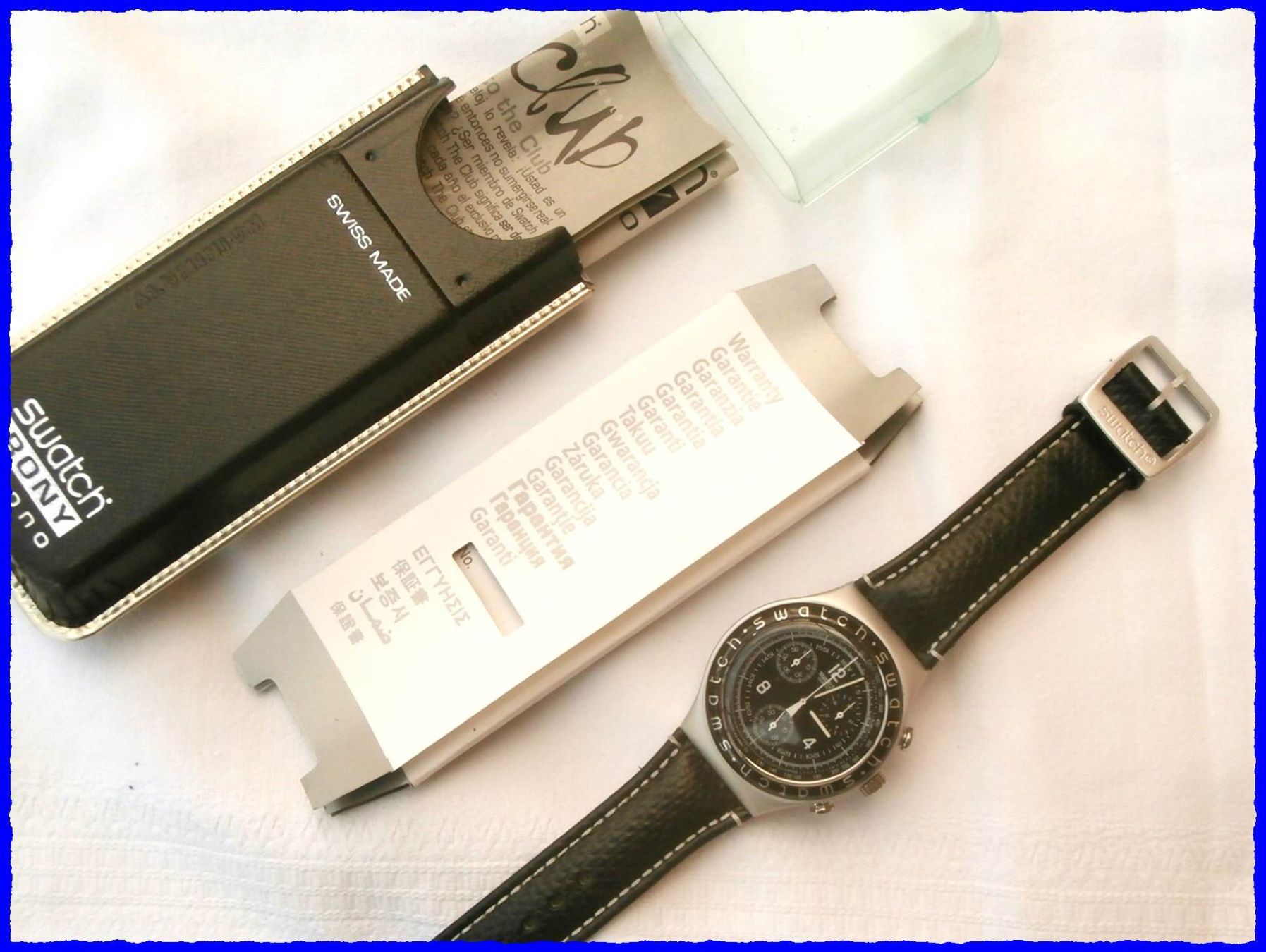Swatch Orologi: SWATCH Irony Chrono "HIGH TAIL" (YCS1000) - NEU mit Box – Nuovo e nell'imballaggio originale da Worblaufen venduto da Re_mo81 1