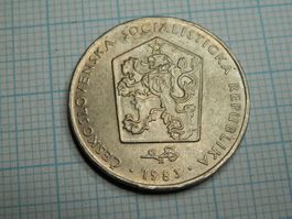 Tschechoslowakei 2 Kronen, 1983