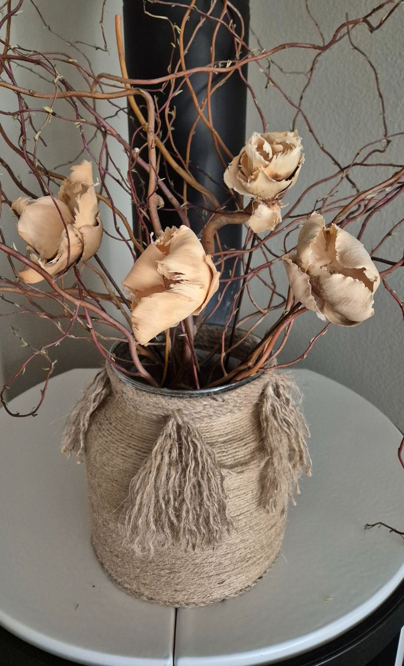 Tutte le decorazioni: Glasvase mit Naturgesteck – Usato da Tagelswangen venduto da GABGABFI 2