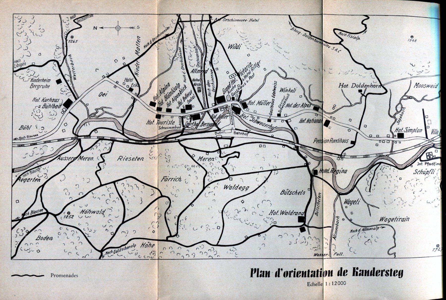 Dokumente: Kandersteg, Faltprospekt – Gebraucht aus Aarau von Elmaar41 1