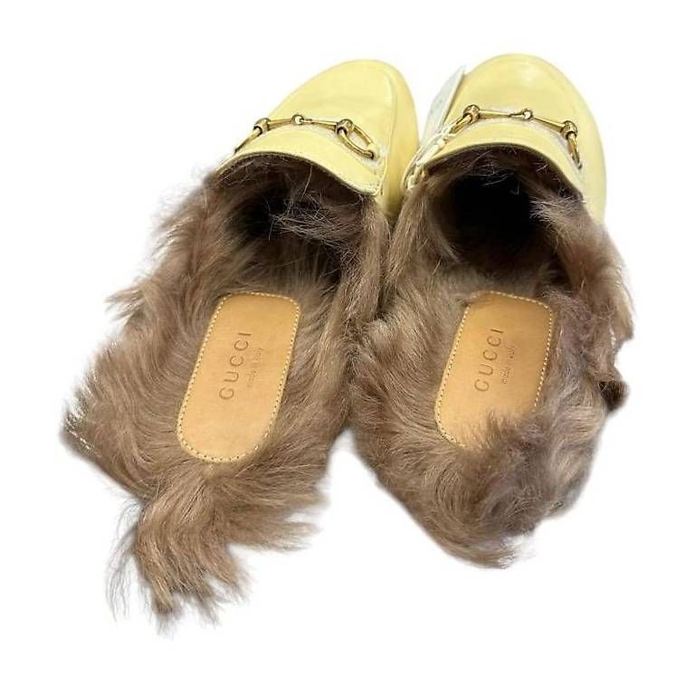 Scarpe da donna: GUCCI MULES BEIGE YELLOW CUIR T37 – Usato da Carouge GE venduto da hcashcarouge 2