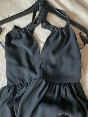 Langer Damen Kleid schwarz Grösse 34 H&M guter Zustand