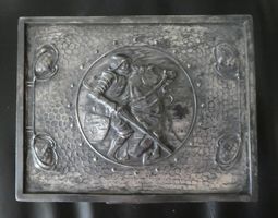Antike Schmuckschatulle/Schatulle, Dose Jugendstil Rarität