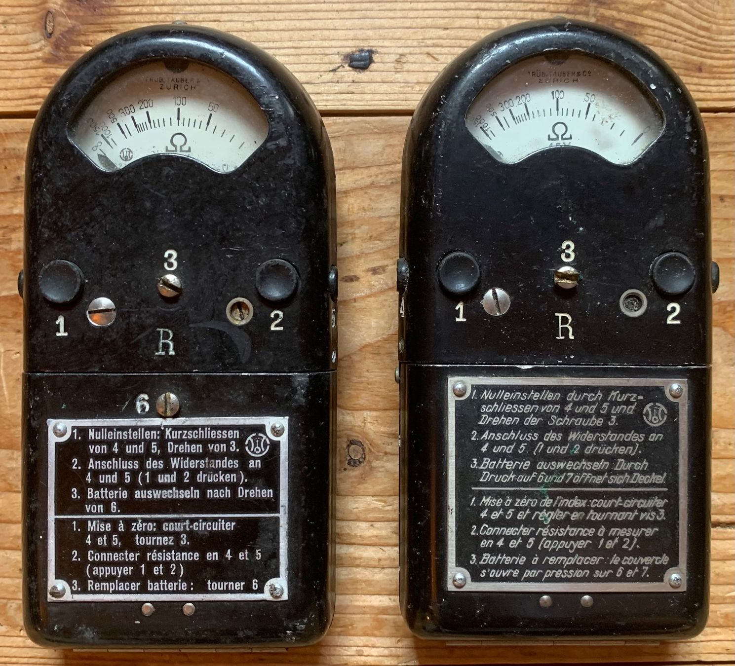 Messen: 2 Ohmmeter der CH Armee – Gebraucht aus Goldingen von Bergler012