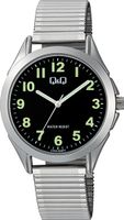 🇯🇵 ®Q&Q Citizen Herrenuhr 38mm Quartz Analog Schwarz NEU