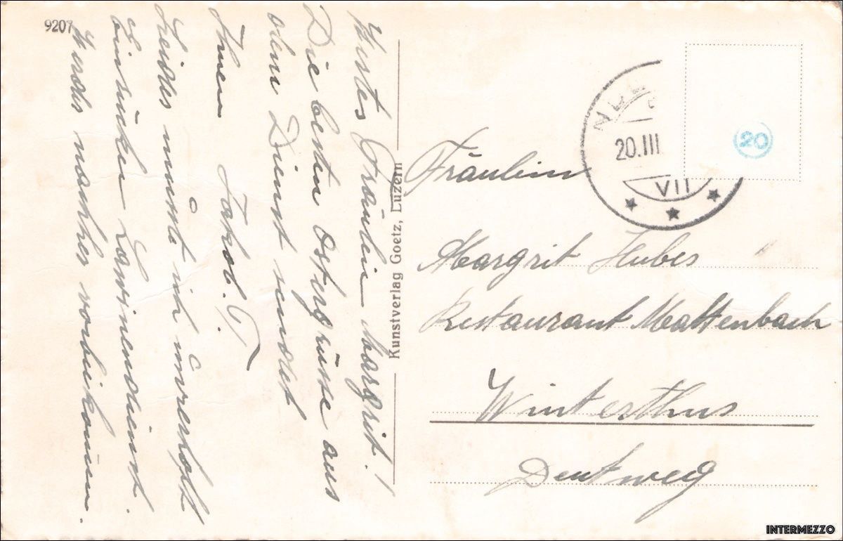 Cartoline postali: Andermatt // Hotel Löwen Dorfpartie – Usato da Basel venduto da intermezzo12 1