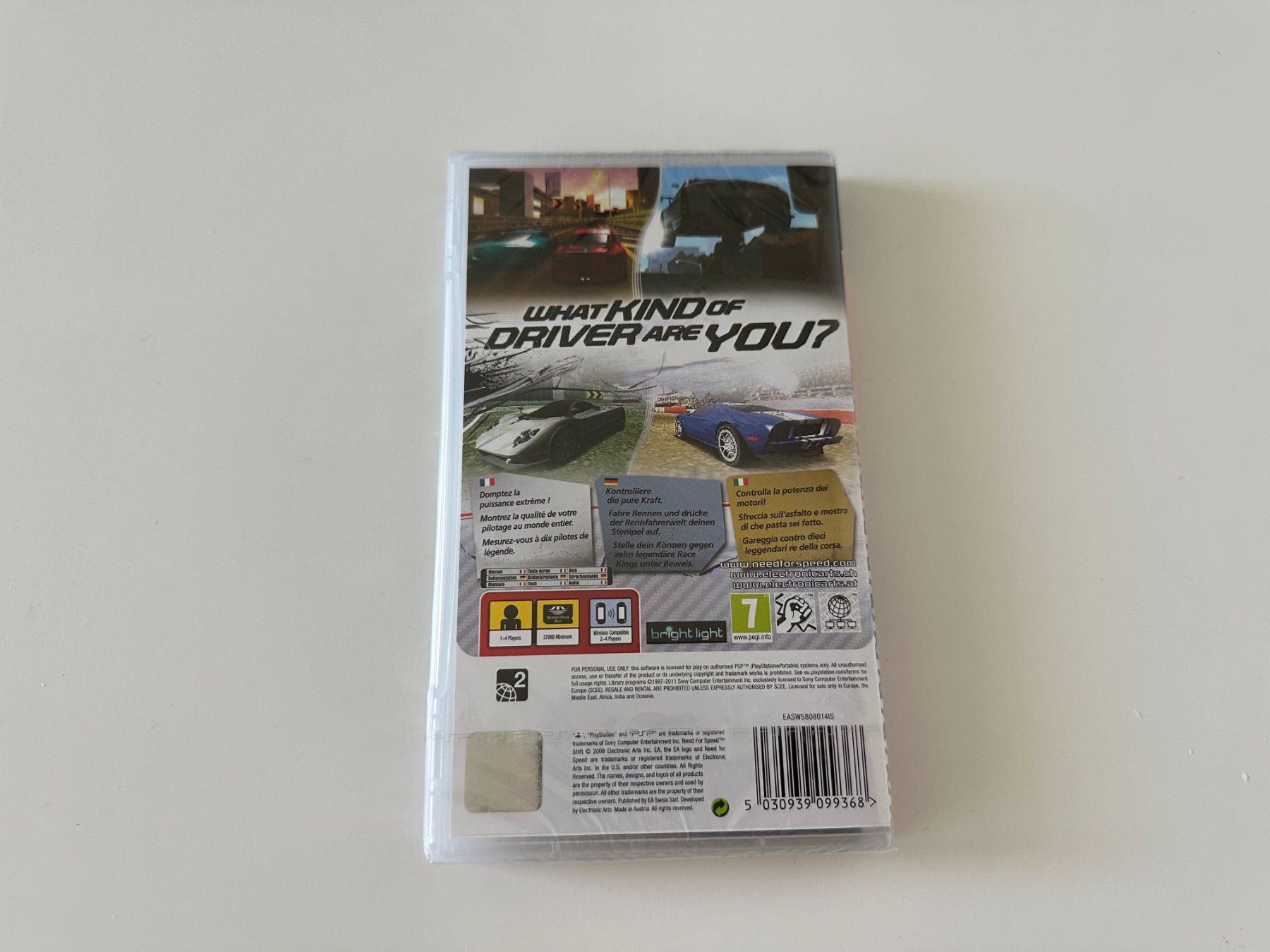 Sony Giochi: Need for Speed: Shift, PSP, Playstation Portable – Nuovo e nell'imballaggio originale da Couvet venduto da nay_prh5 1