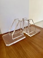 2 schwere Acryl Bücherstützen. Dickes Acrylglas 🔝 Zustand