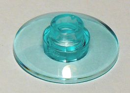 Lego 13 x Radar 2x2  trans.blau (4740)
