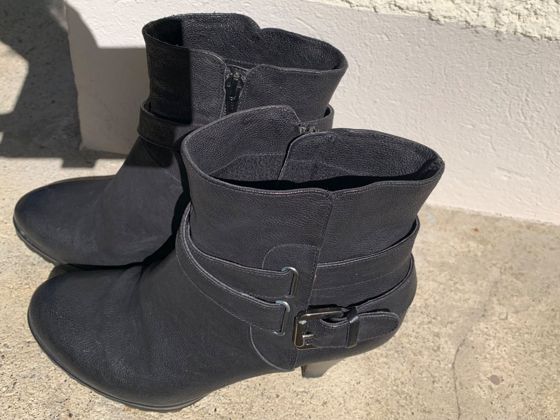 Walder Scarpe da donna: Walder Stiefeletten, Schwarz, Echtleder, Gr. 39, ... – Usato da Heiden venduto da andraaa 3