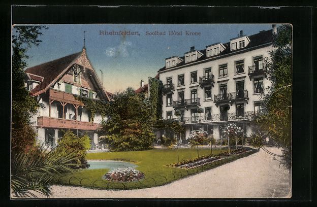 Rheinfelden, Soolbad Hotel Krone, Garten Kaufen auf Ricardo