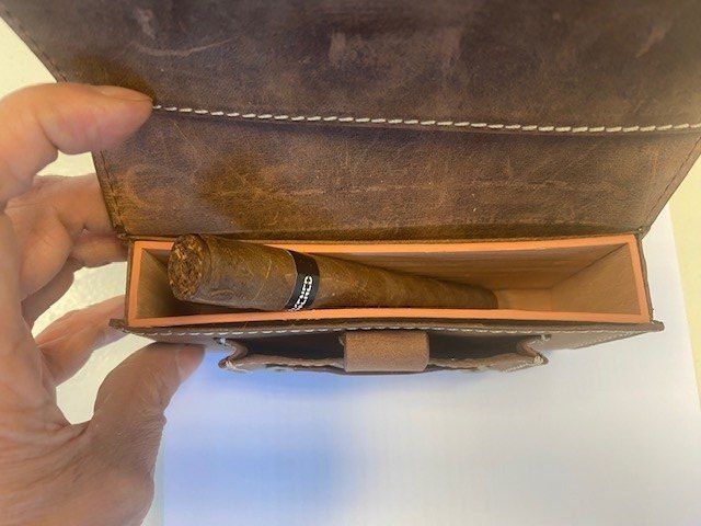 Humidor per sigari: Reise Humidor - Ohne Zigarren – Nuovo e nell'imballaggio originale da Wängi venduto da elcigarro 4
