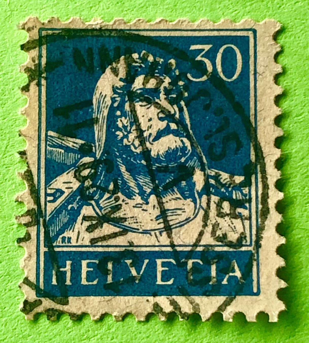 Tutti i francobolli: Nr.160 Wilhelm Tell GESTEMPELT    – Usato da Aarau venduto da Billa007