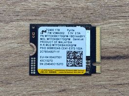 Micron 2400 – 1 TB M.2 2230 NVMe PCIe 4.0 SSD