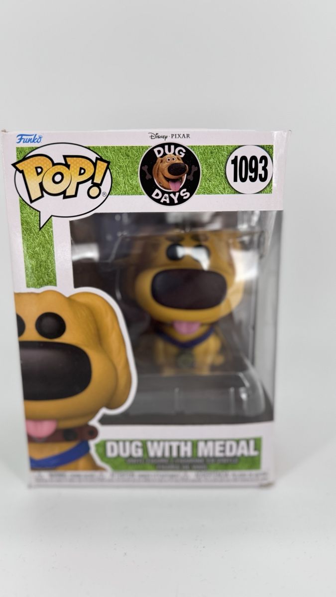 Funko Statuette: # FUNKO POP - Dug with Medal Nr. 1093 # – Nuovo e nell'imballaggio originale da Bolligen venduto da secondhand-with-love