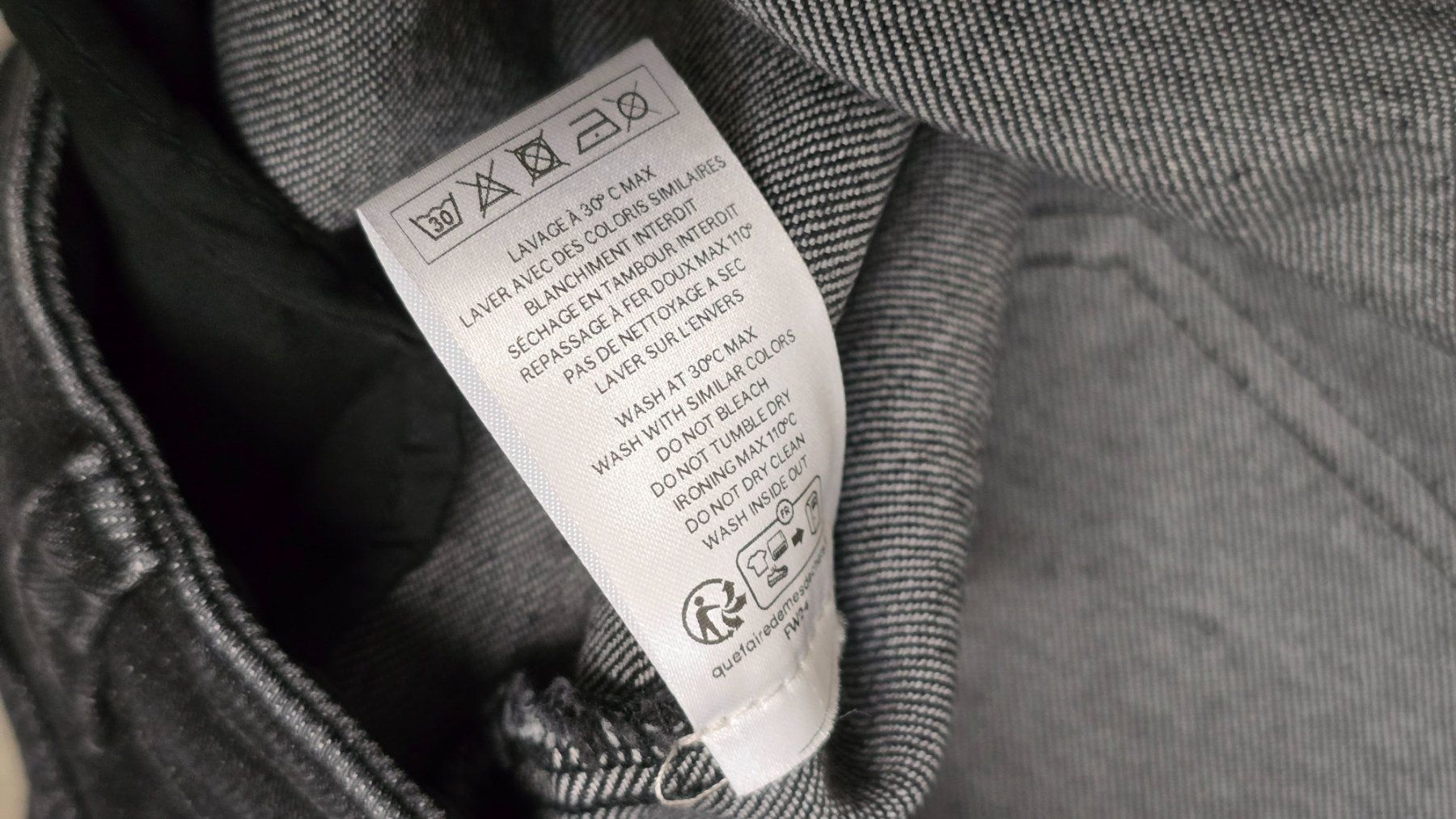 Jeans: Almé Paris Damen Jeans - 50 - anthrazit 👖 – Nuovo e nell'imballaggio originale da Thalwil venduto da VitaMini 4