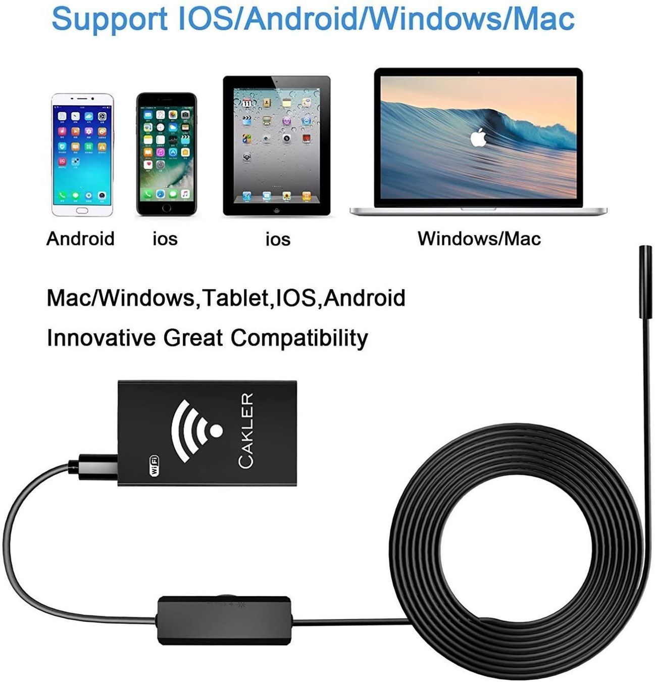Fotocamera: WiFi Endoskopkamera 2.0 Megapixel – Nuovo e nell'imballaggio originale da Winterthur venduto da b-mem 1