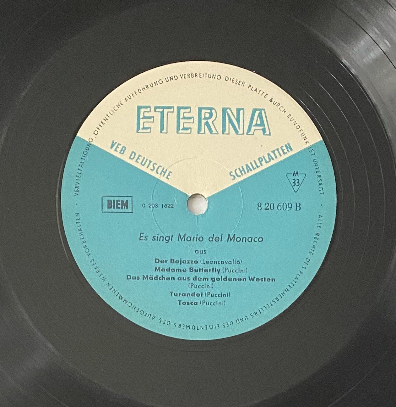 Dischi in vinile: Mario del Monaco, Es singt Mario Del Monaco – Usato da Flums venduto da Empe1 3