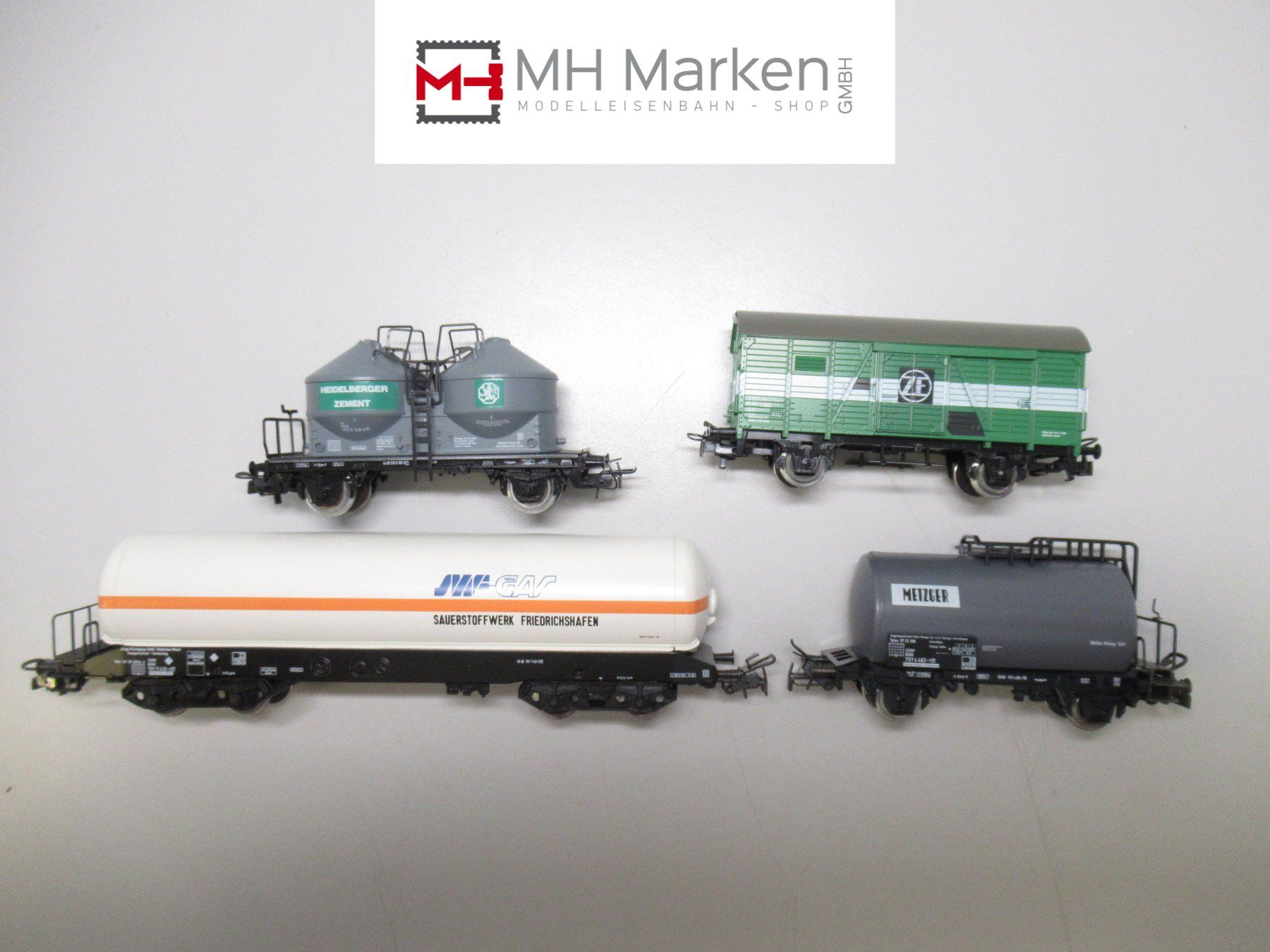 Märklin Modellini di ferrovie: Märklin 4792 Regional Wagen-Set "Südwest" H0 Wechselstrom – Usato da Basel venduto da mhmarken