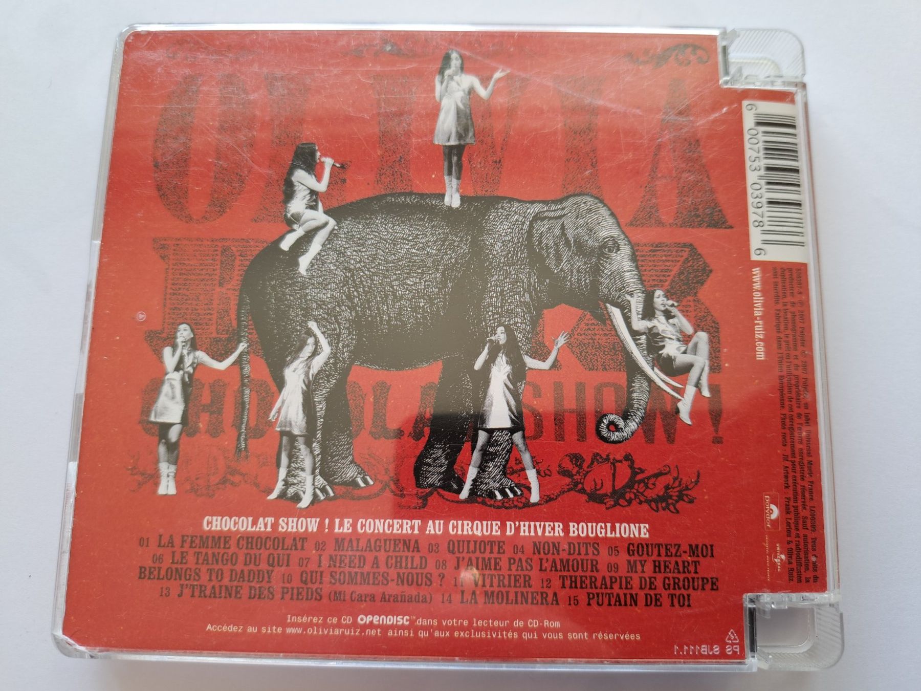 CDs: Cd Olivia Ruiz - Chocolat Show – D'occasion à Pully par bro_n52j 1