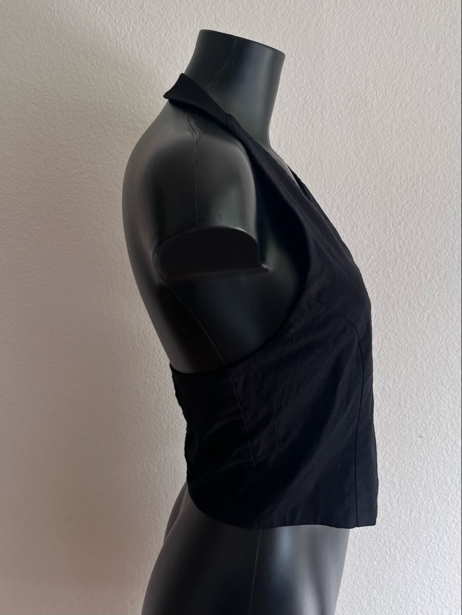 Gilet & Giacche senza maniche: Schwarze Leinenweste, S – Usato da Baden venduto da Didi_sunshine 1